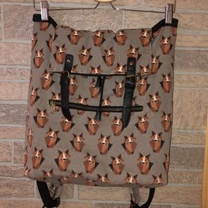 Fox print backpack-Mossimo